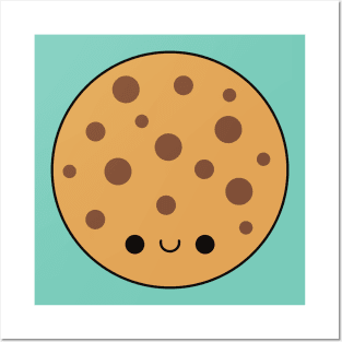 Cute Kawaii Chocolate Cookie Posters and Art